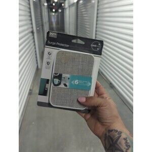 Cordinate Surge Protector with 6 side-access outlets